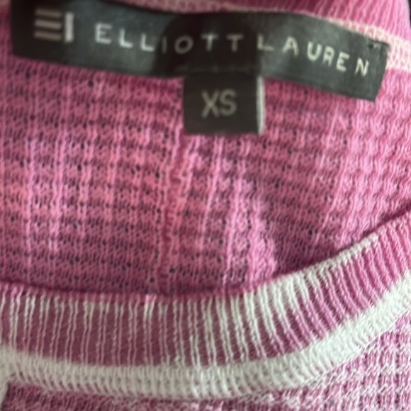 Elliott Lauren Luminosity Lightweight Sweater Waffle Knit Long Sleeves V-neck XS - Picture 8 of 11